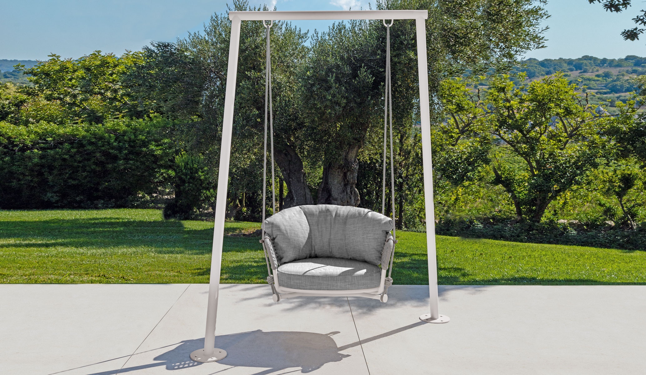 residentie retort Verklaring Moon//Alu Swing Armchair | Italian garden furniture: Talenti