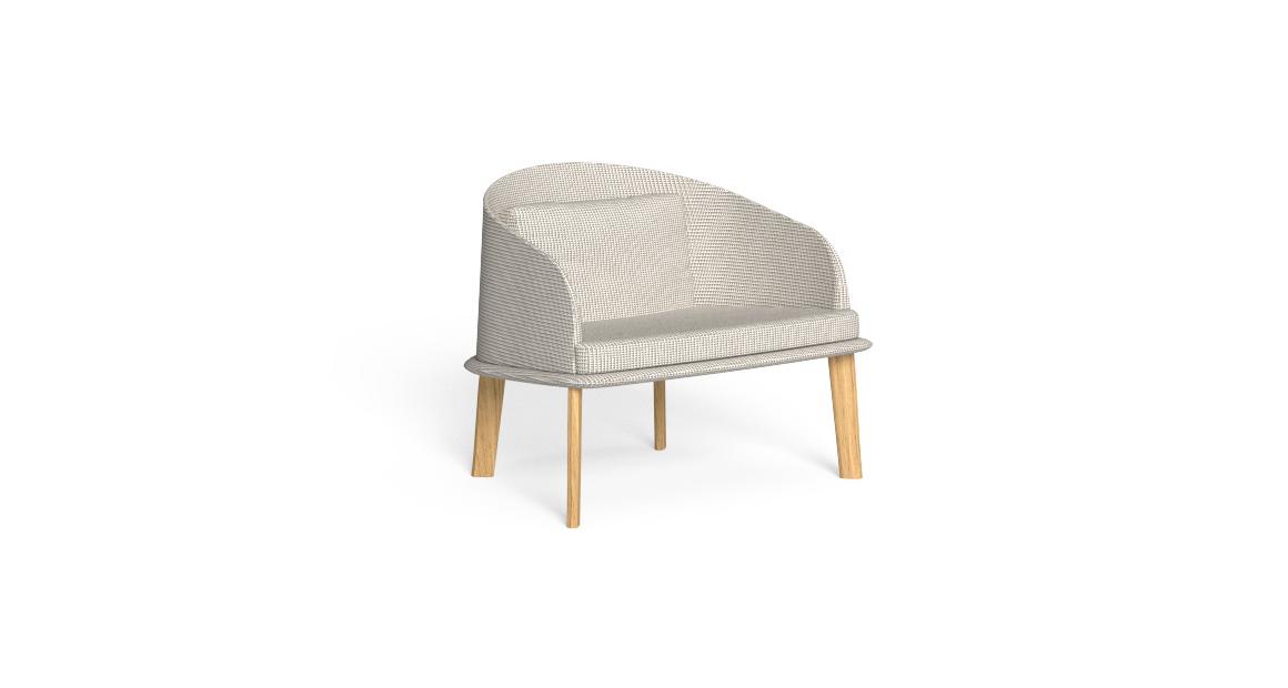 CleoSoft//Wood Lounge Armchair