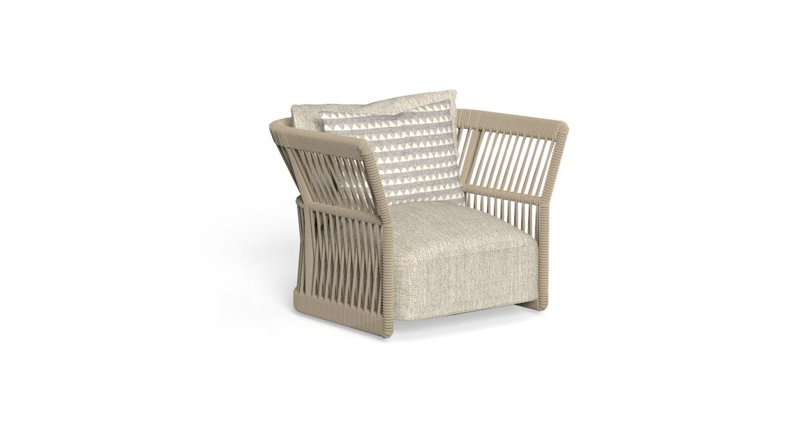 Cliff Lounge Armchair backrest rope