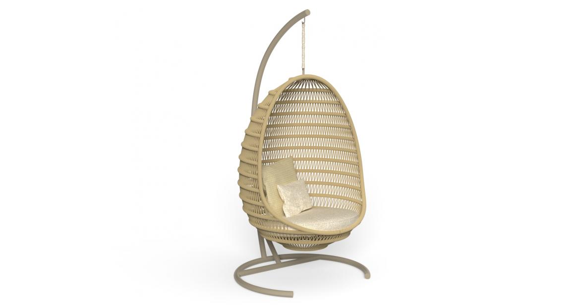Panama Egg chair with structure