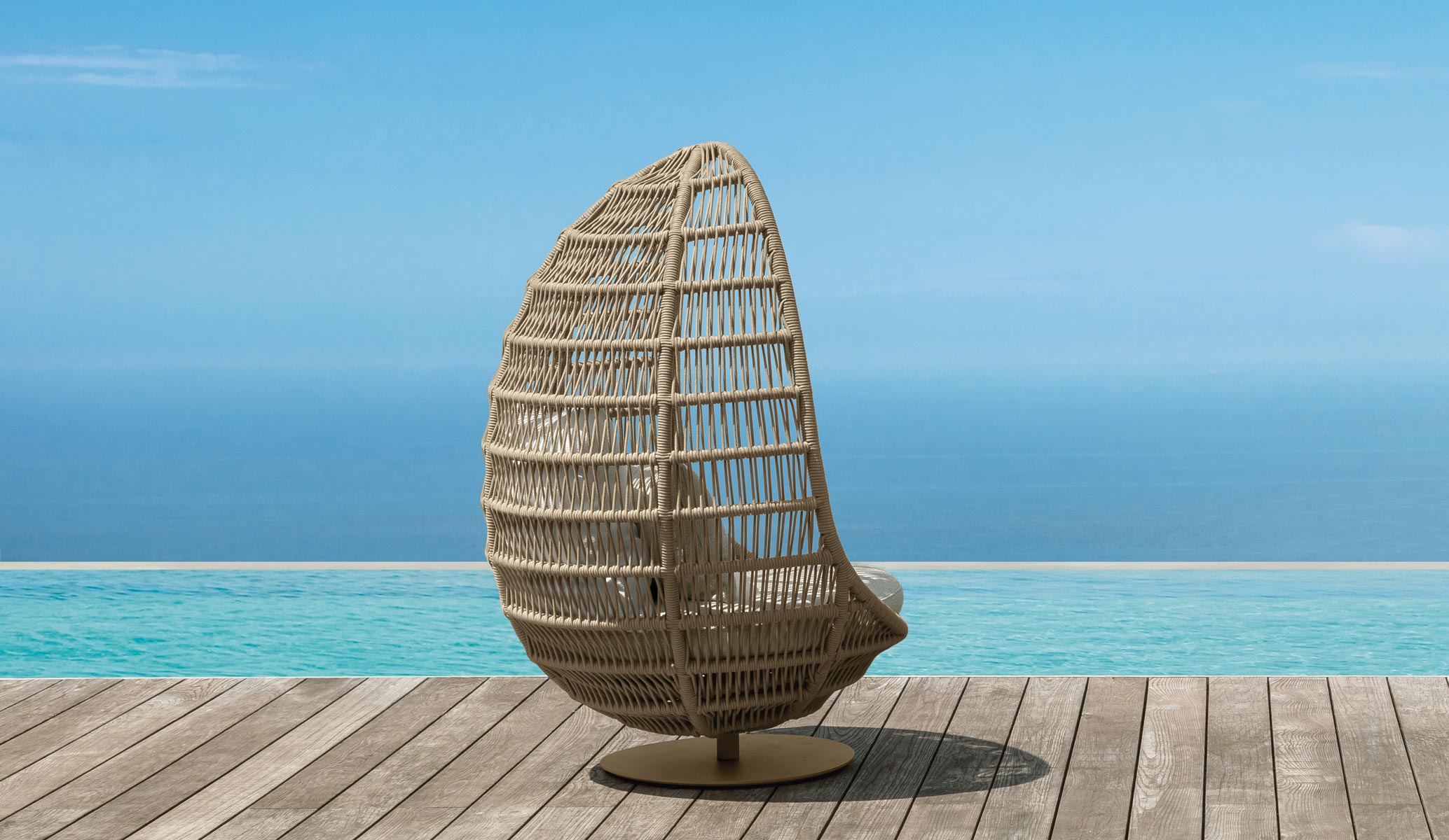 Panama Egg Lounge Chair by Talenti • room service 360°