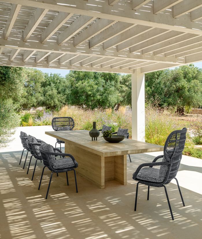 Panama Dining Armchair Italian garden furniture Talenti