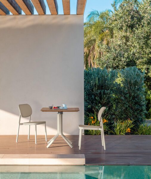 Meg folding dining Table + round top 0