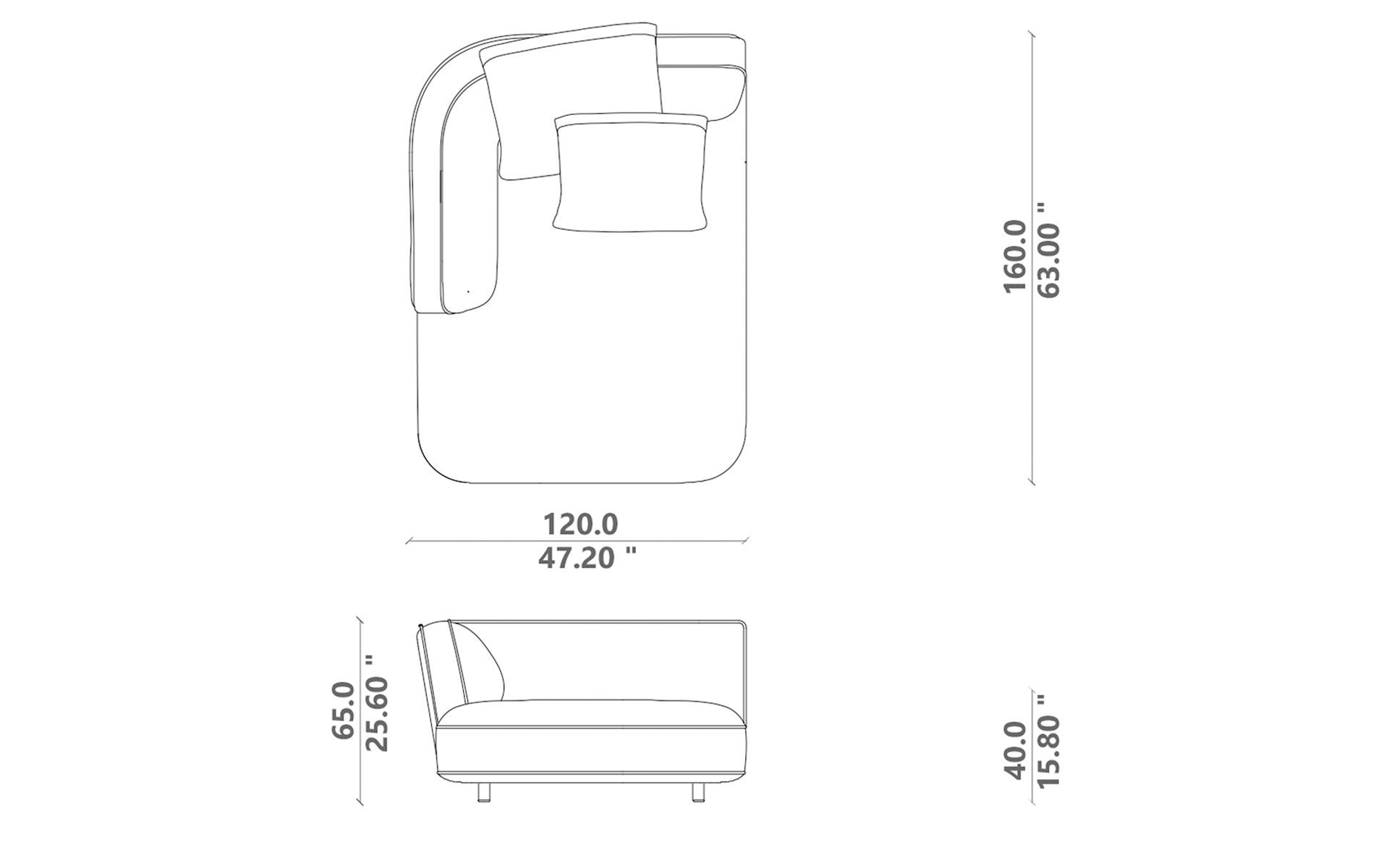 Alma sofa chaise longue 02 dx