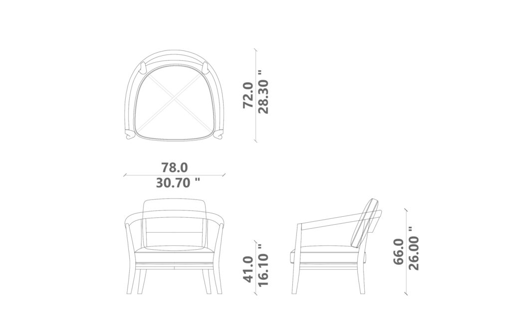 Alicia poltrona living