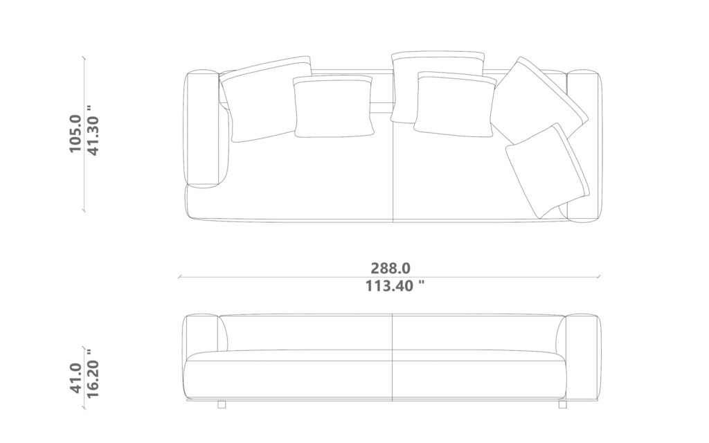 Paco sofa corner 03 sx