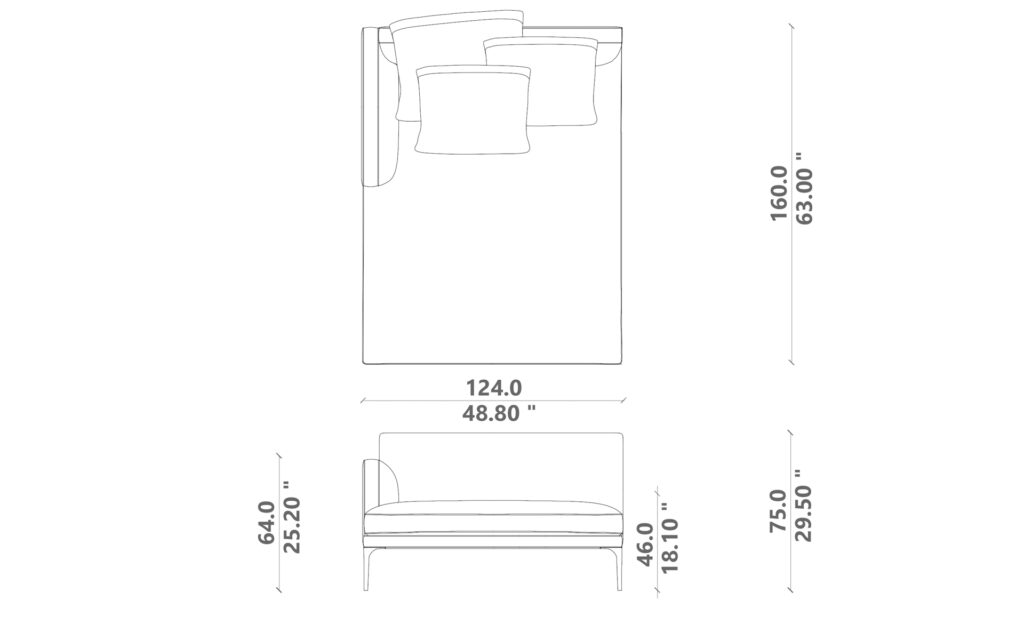 Soul sofa chaise longue 01 dx